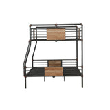 Brantley - Full Long / Queen Bunk Bed - Black
