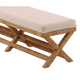 Aria - Bench - Beige / Light Brown