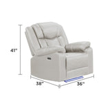 Challenger - LED Power Recliner Set