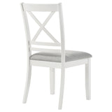 Evanston - Cross Back Dining Side Chair (Set of 2) - White