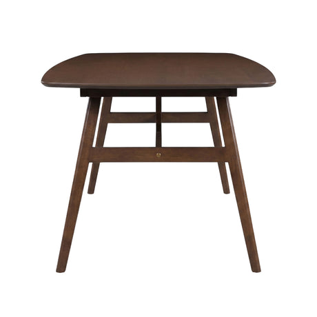Miller - 78" Complete Dining Table - Dark Brown