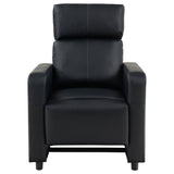 Warren - 3 Seater Reclining Home Theater - Black