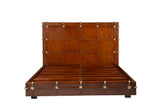 Gentlemen's - King Bed - Dark Brown