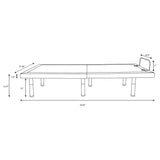 Kelven - Adjustable Bed Base With Wireless Remote And Dual Massage Motors