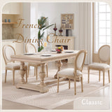 Upholstered With Round Back Dining Chairs (Set of 2)