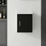 Floating Bathroom Vanity Combo, Wall Mounted Cabinet With Sink & Soft Close Doors For Small Bathrooms