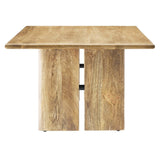 44 Inch Inviting Modern Farmhouse Mango Wood Coffee Table - Coffee Tables available at Alpine Outlets in Denver