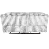 Contemporary Motion Loveseat With Console Storage