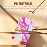 Luggage With Printed Pattern, Combination Lock