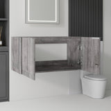 Floating Bathroom Vanity Cabinet With Soft Close Double Doors, Spacious Interior Storage, Wall Mounted, Cabinet Only