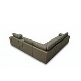 Upholstered Large Arms Sectional With Recliner Seats