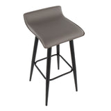 Ale - Contemporary Fixed Height Bar Stool (Set of 2)