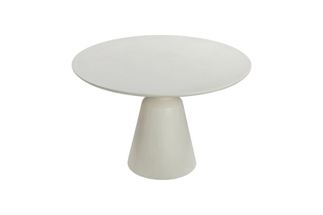 Palea - Indoor Outdoor Dining Table - White Concrete Finish