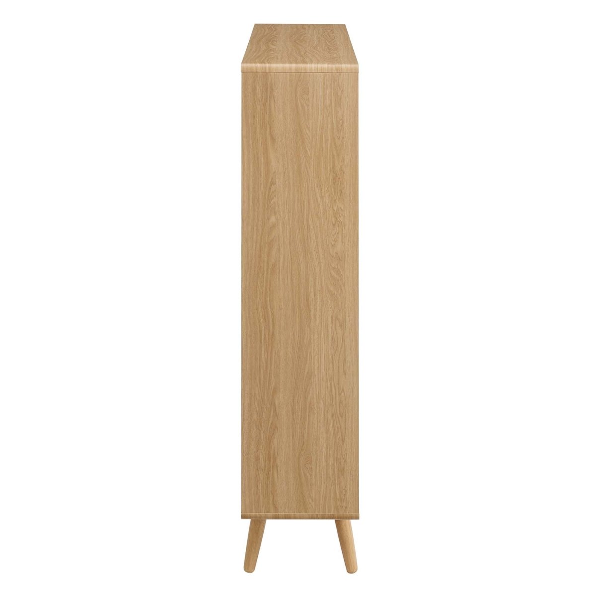 45 Inch Transmit Wood Grain Bookcase with 7 Open Shelves - Bookcases available at Alpine Outlets in Denver