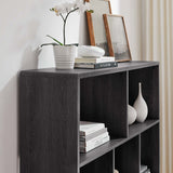 45 Inch Transmit Wood Grain Bookcase with 7 Open Shelves - Bookcases available at Alpine Outlets in Denver