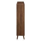 45 Inch Transmit Wood Grain Bookcase with 7 Open Shelves - Bookcases available at Alpine Outlets in Denver