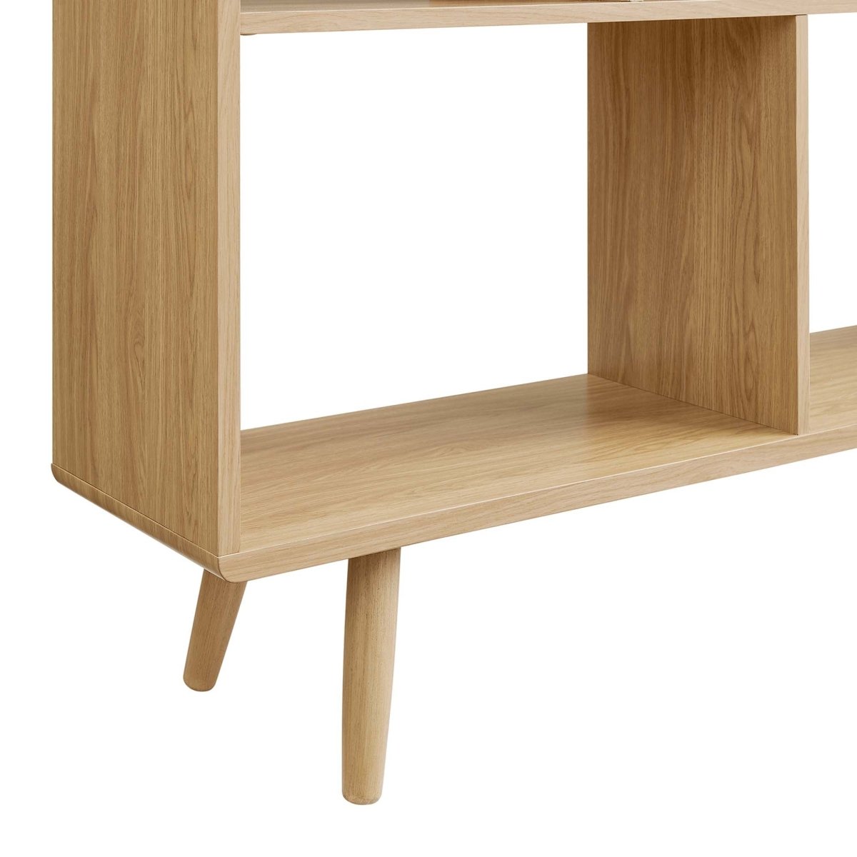 45 Inch Transmit Wood Grain Bookcase with 7 Open Shelves - Bookcases available at Alpine Outlets in Denver