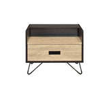 Melkree - Accent Table With Display & Utility Function - Black