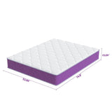 10" Hybrid Mattress With Individual Pocket Coils And Memory Foam