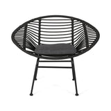 Cordella - Outdoor Woven Wicker Chairs With Cushions, (Set of 2)
