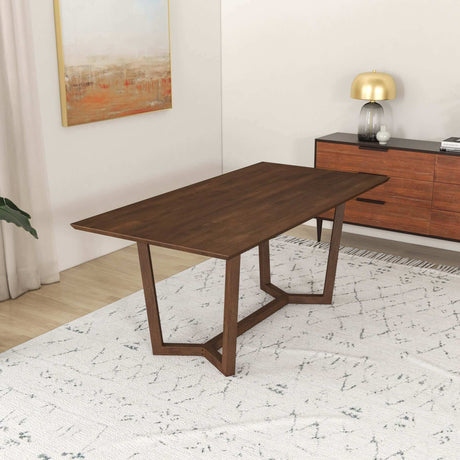 Marina - Dining Table And 4 Side Chairs - Oak / Black