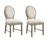 Ludin - Upholstered Dining Chairs (Set of 2) - Brown - Chair Sets - Alpine Outlets