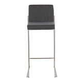 Fuji - Contemporary And Modern Elegance High Back Barstool