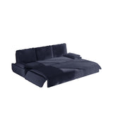 King Size Pull Out Sofa Bed, 3 In 1 Convertible Multifunctional
