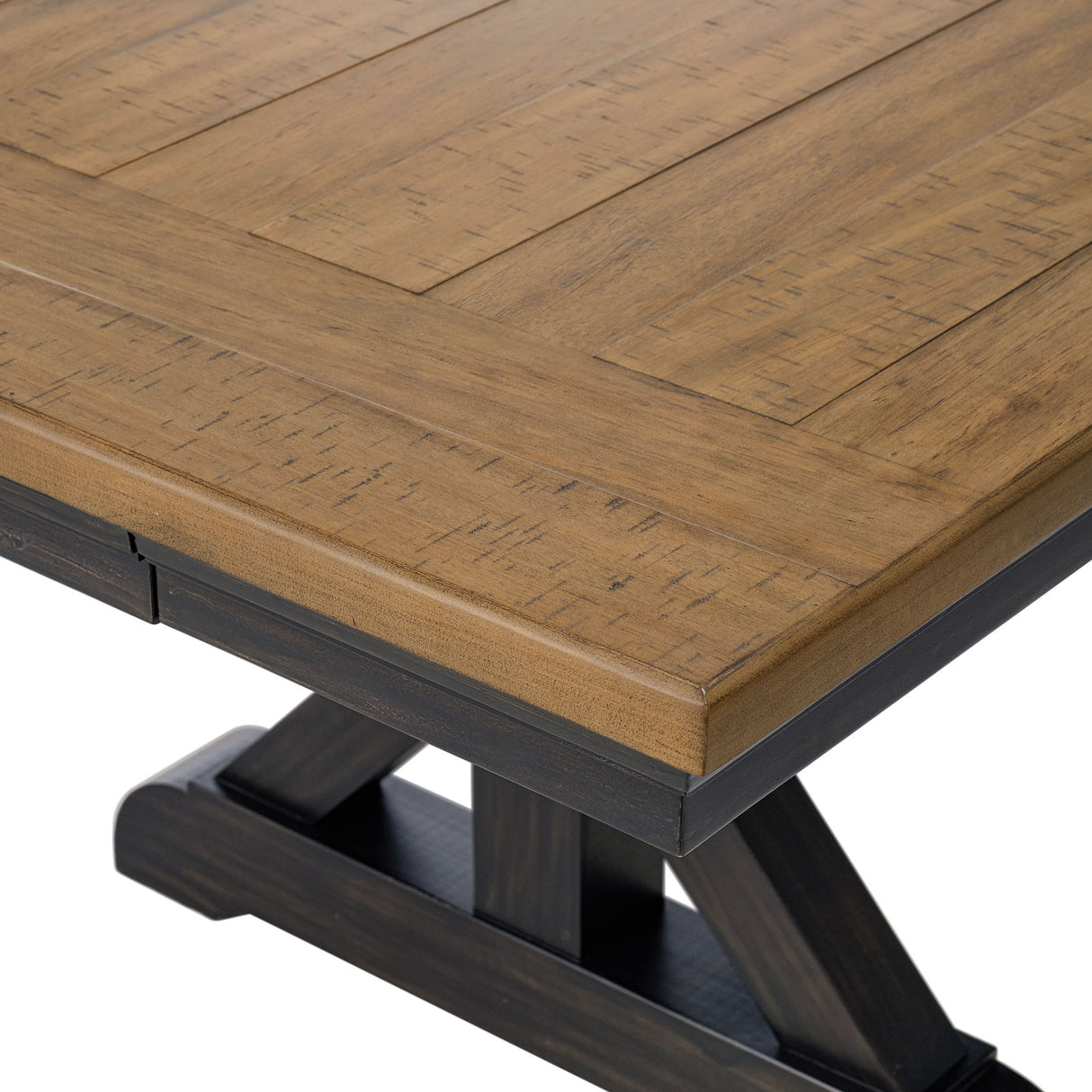 Montrose - Dining Table With 20" Leaf - Espresso And Brown