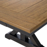 Montrose - Dining Table With 20" Leaf - Espresso And Brown