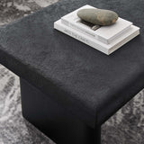46 Inch Textured Concrete Minimalist Coffee Table - Coffee Tables available at Alpine Outlets in Denver