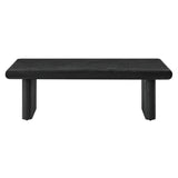 46 Inch Textured Concrete Minimalist Coffee Table - Coffee Tables available at Alpine Outlets in Denver