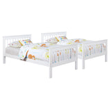 Chapman Wood Twin Over Twin Bunk Bed, White