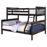 Chapman Wood Twin Over Full Bunk Bed - Black