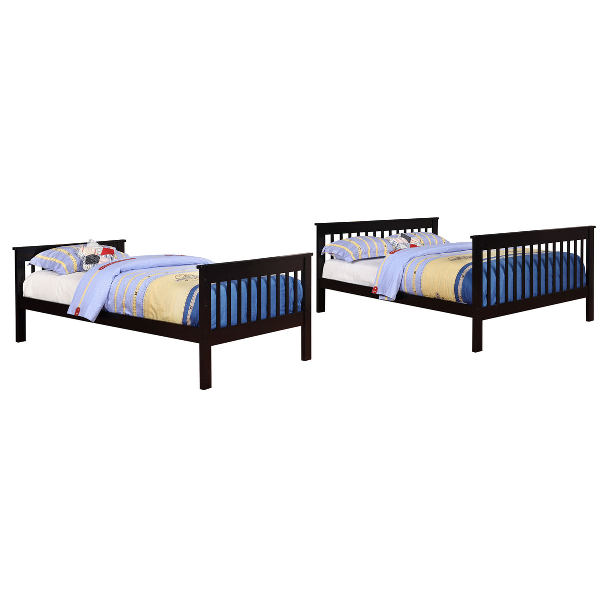 Chapman Wood Twin Over Full Bunk Bed - Black