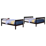 Chapman Wood Twin Over Full Bunk Bed - Black