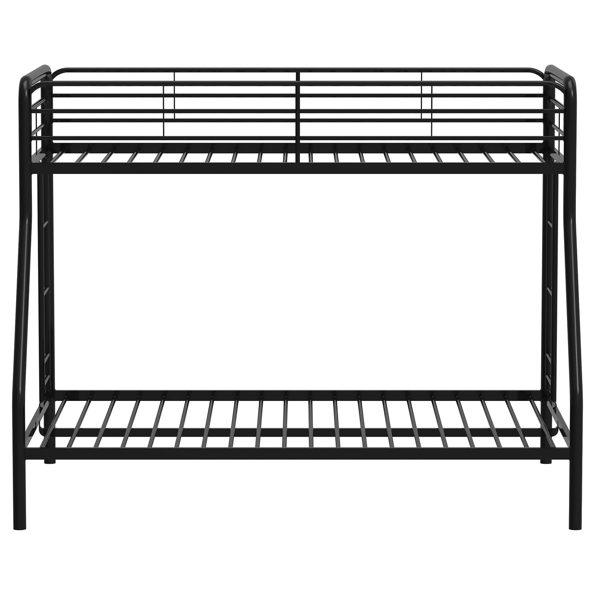 Carson Metal Twin Over Full Bunk Bed Glossy Black