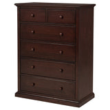 Sumerlin 6-Drawer Chest of Drawers in Cappuccino