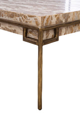 Nala - Coffee Table - Beige / Gold
