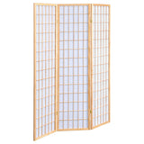 Carrie 3-Panel Shoji Screen Room Divider, Natural