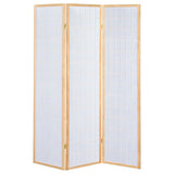 Carrie 3-Panel Shoji Screen Room Divider, Natural