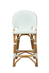 Jade - Counter Stool - White / Light Brown