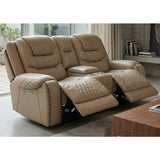 Power Motion Sofa Set With USB Ports And Adjustable Headrests