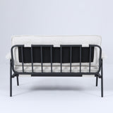 Modern Metal Frame Sofa With Sponge Filling For Compact Spaces And Versatile Use