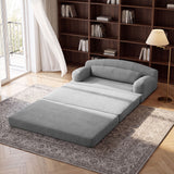 2 Seater Sofa Bed, Compact Foldable Floor Couch