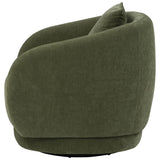 Harlan - Swivel Accent Chair - Green
