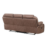 Lucius - Reclining Sofa With Manual Recline - Brown