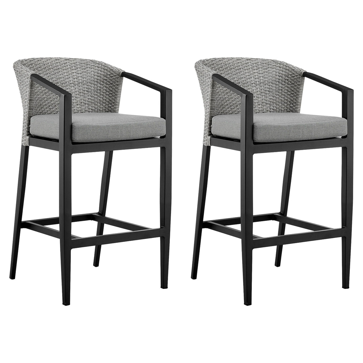 Palma - Outdoor Patio Counter Height Bar Stool Set