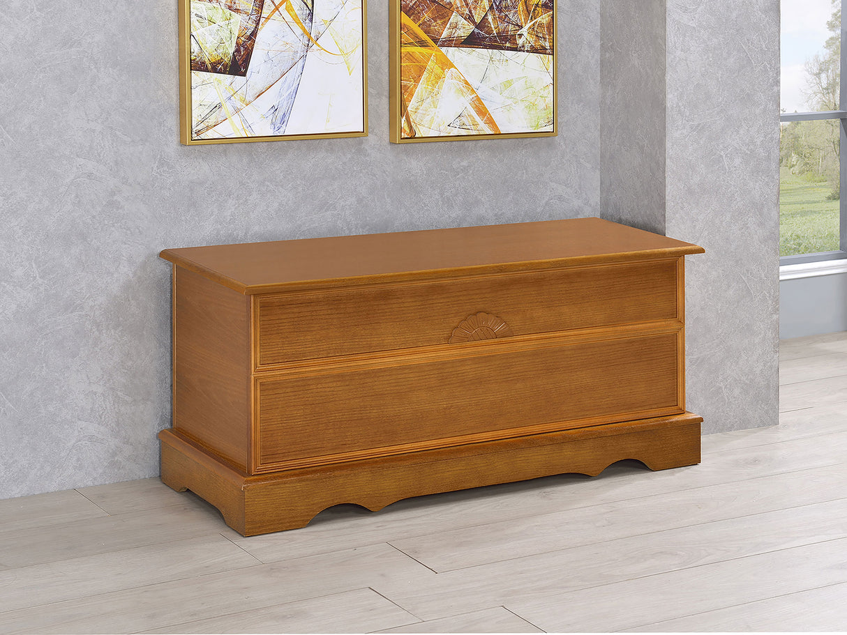 Paula Cedar Chest - Honey Oak Veneer