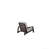 Verona - Seating Lounge Chair (Set of 2) - Dark Espresso / Gray / Off White